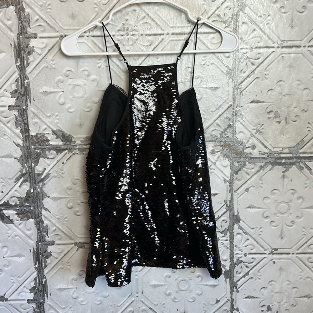 Nine West Lacy metallic sequins tank - Picture 4 of 4